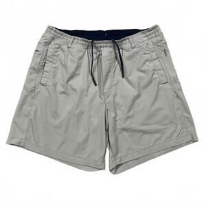 Birddogs Mens Khaki Tan Lined Athletic Shorts Size XL